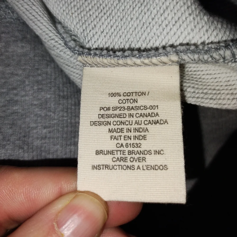 NWT Brunette the Label 3XL-4XL Middle Sister Full Zip Hoodie, Classic Gr… - Picture 8 of 14